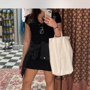 Bershka Black Mini Dress